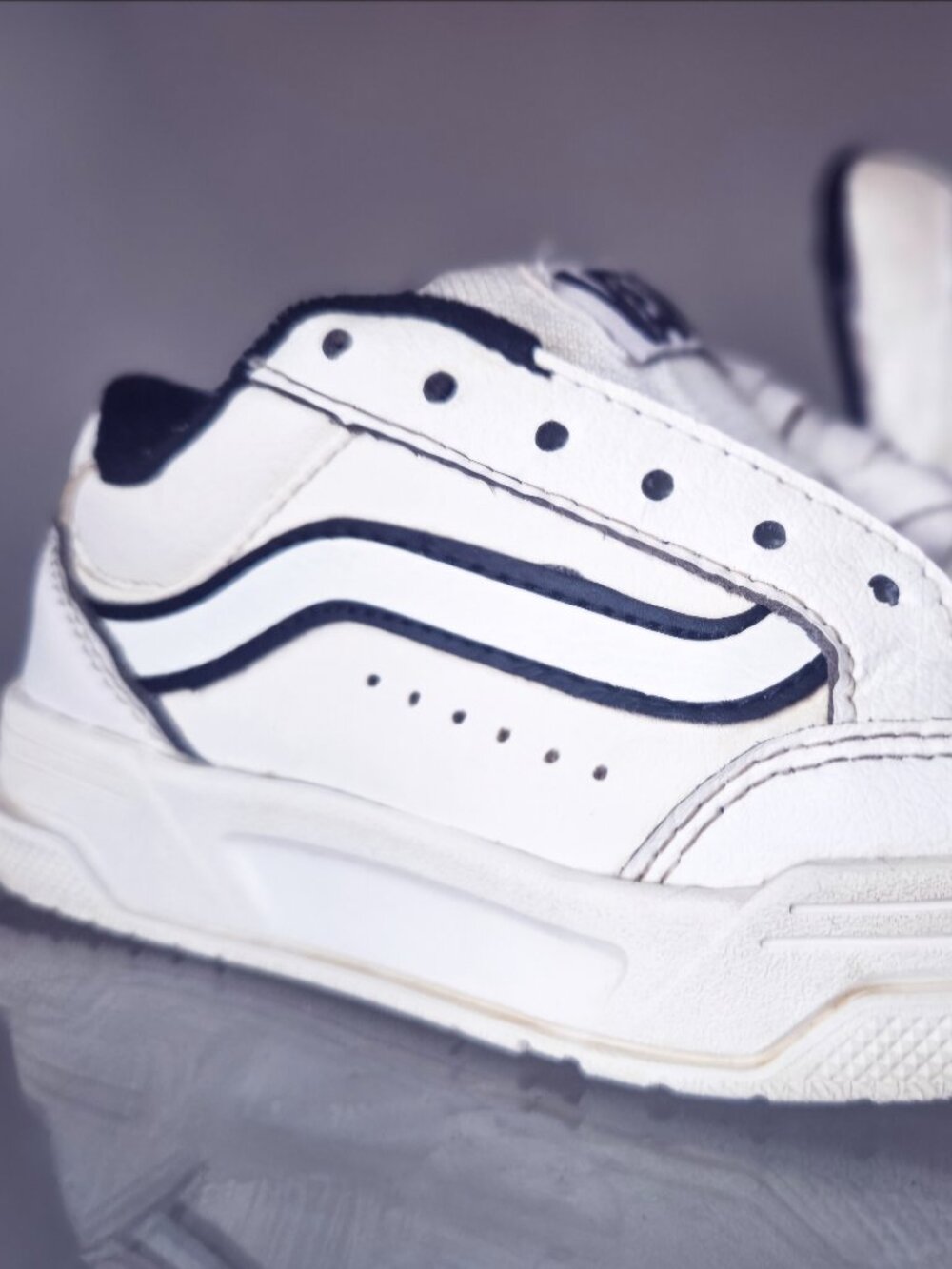 Vans Hylane Kids White Black